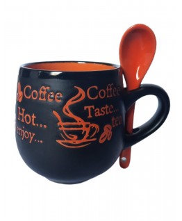 Ceramic Coffee Mug Orange